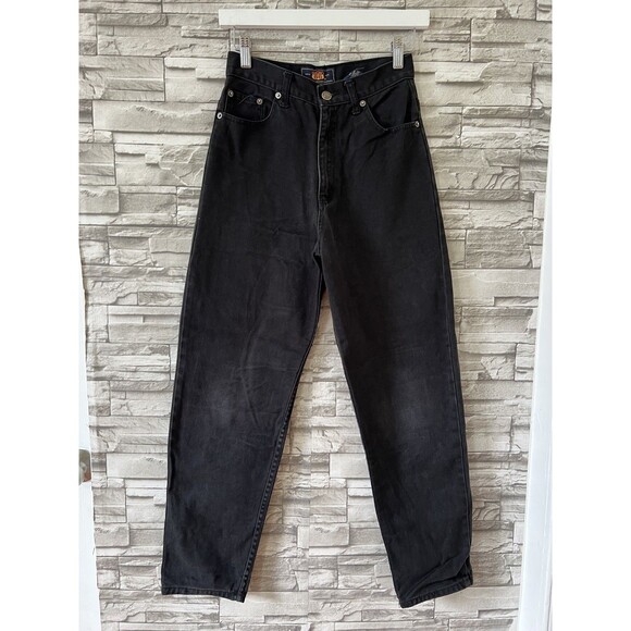 Vintage Deadstock Route 66 Denim Jean Size 14 Boys Black Jeans Straight - Picture 1 of 9